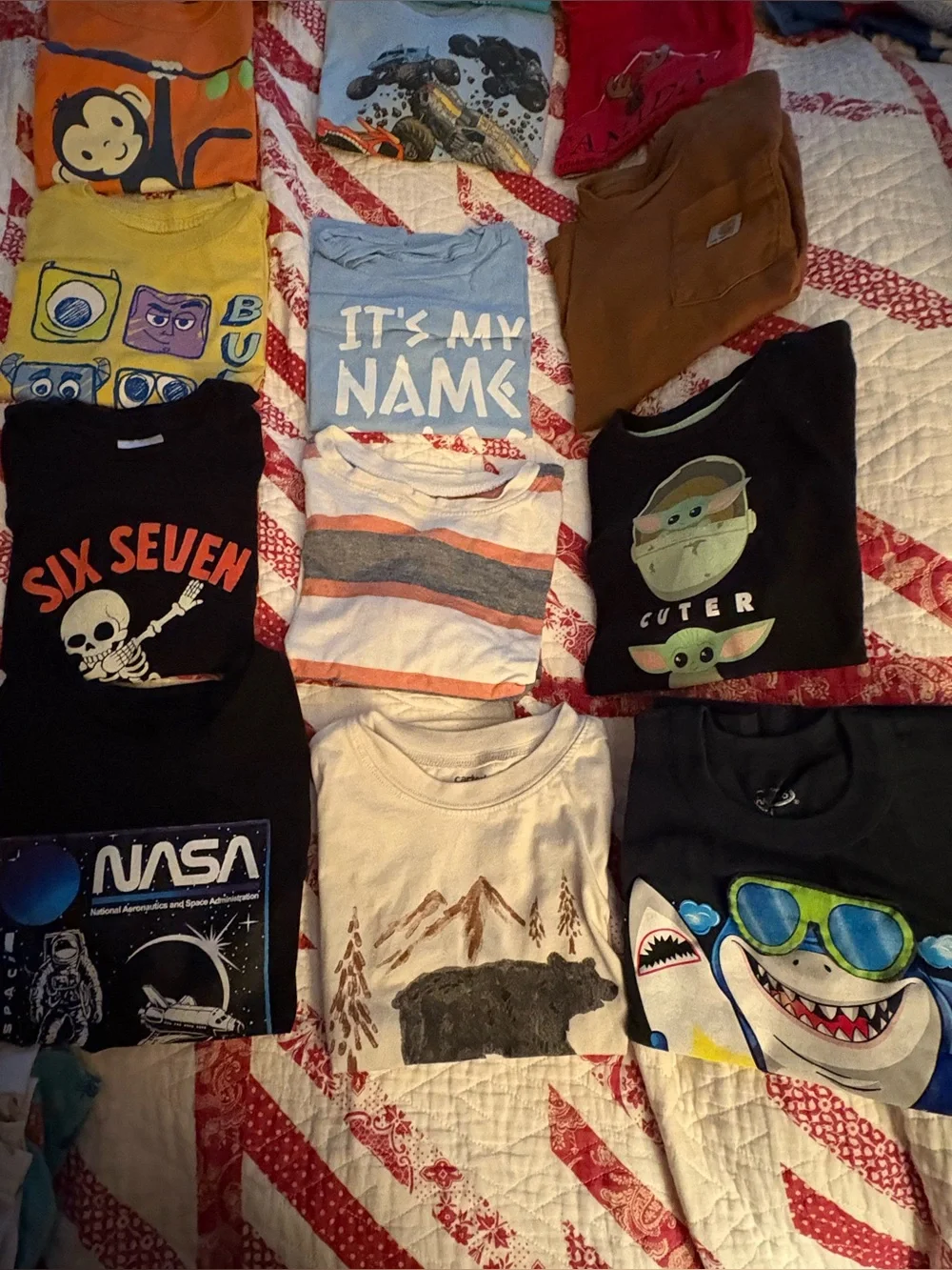 Lot of 15 Boys’ 4T T-shirts